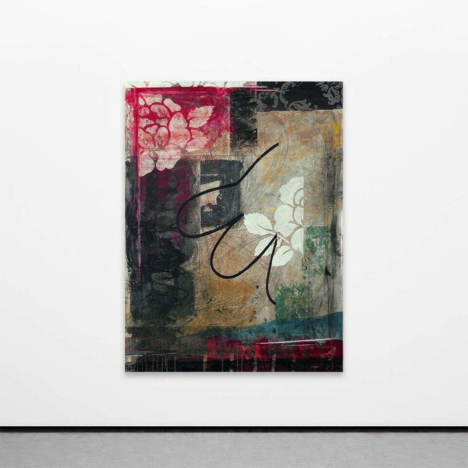 Journal 03, 89×116 cm, techniques mixtes sur toile, 2015